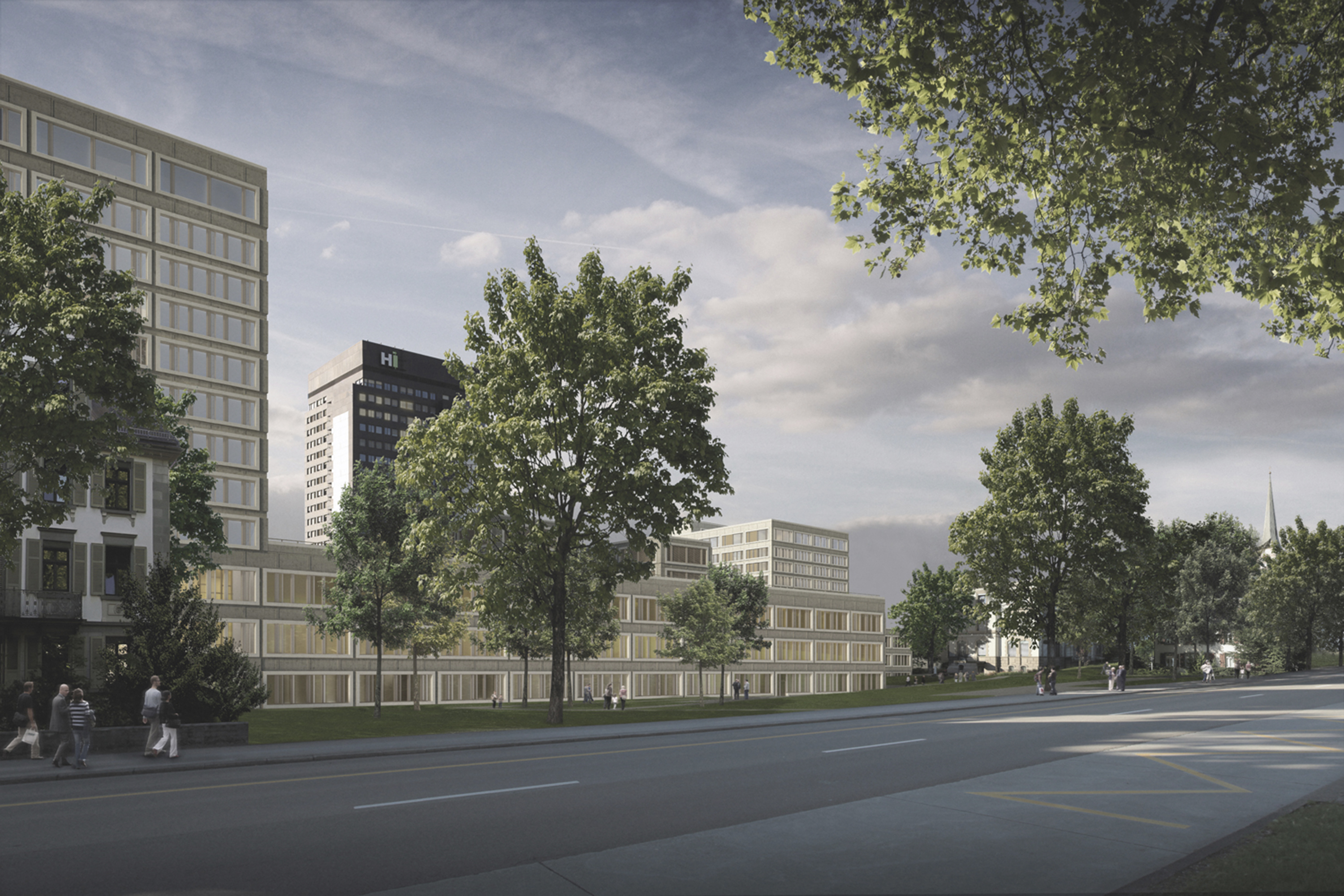 KSSG Kantonspital St. Gallen Neubau Haus 07A Rorschacherstrasse firm Architektur und Bauherrenmanagement Österreich Schweiz