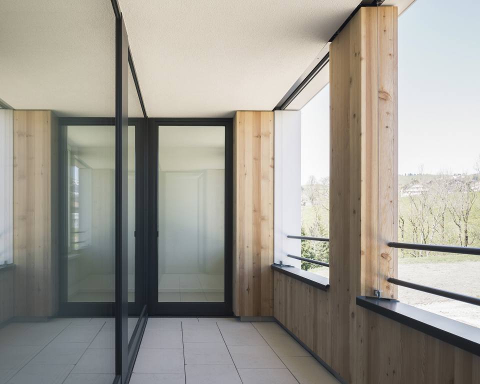 APZ Alters- und Pflegezentrum Appenzell Balkon firm Architektur und Bauherrenmanagement Österreich Schweiz