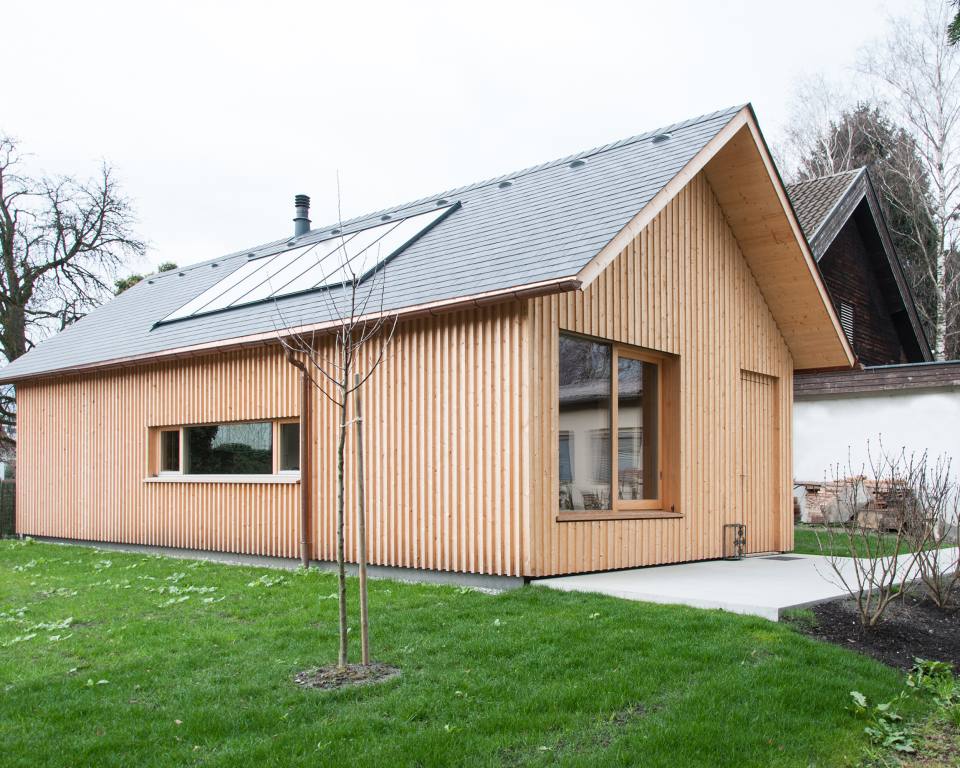 Haus für Julia Lustenau Minihaus klein firm Architektur und Bauherrenmanagement Schweiz Österreich