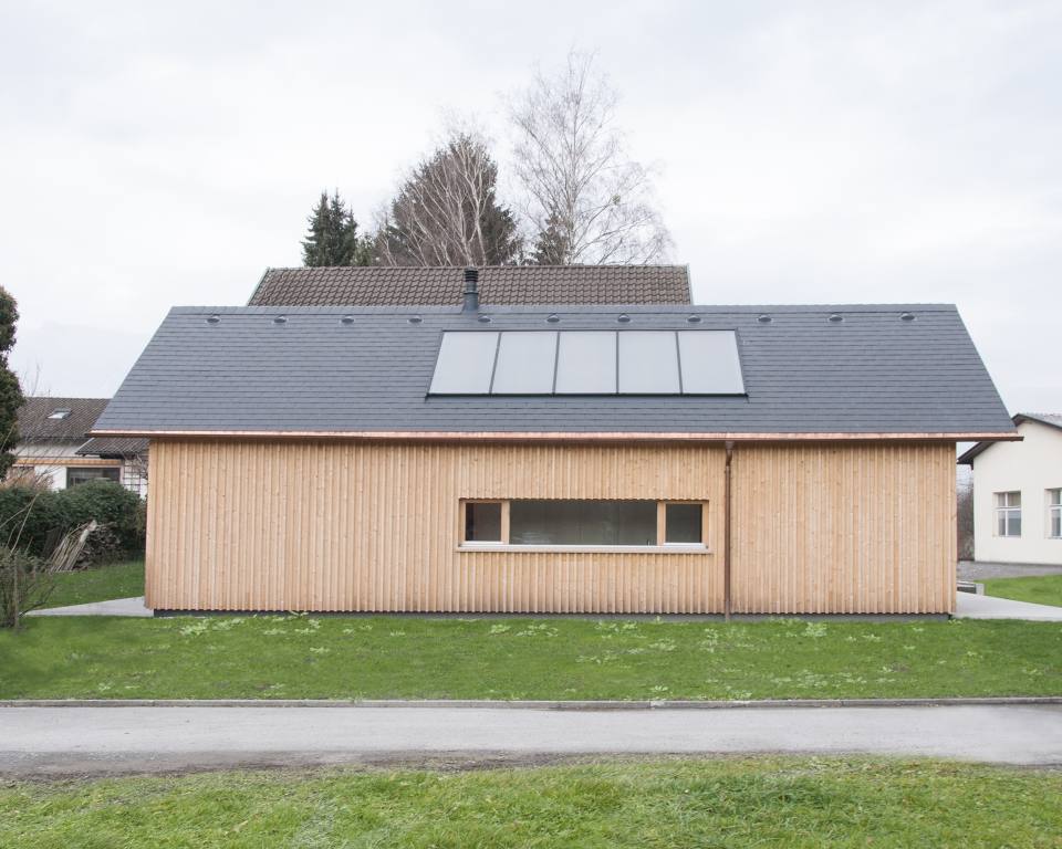 Haus für Julia Lustenau Minihaus klein firm Architektur und Bauherrenmanagement Schweiz Österreich