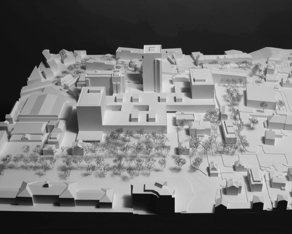 KSSG Kantonspital St. Gallen Neubau Wettbewerbsmodell Haus 07A firm Architektur und Bauherrenmanagement Österreich Schweiz