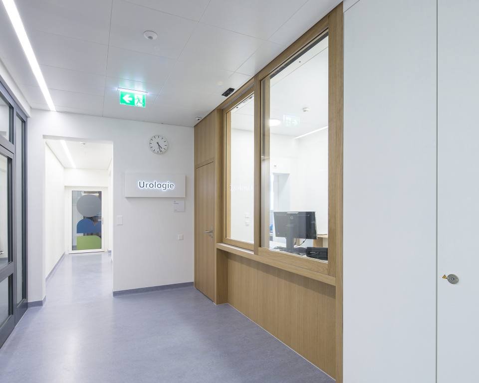 Urologie Kantonsspital St. Gallen firm Architektur und Bauherrenmanagement Österreich Schweiz